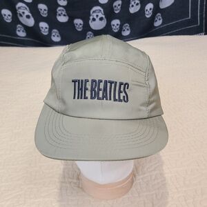 The Beatles Rock Band "Let It Be" embroidered logo 5 panel strapback hat